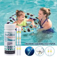 100pcs 7 in 1 Chlorine/PH/Alkalinity Test Strips Accurate Multipurpose Water Tester Paper for Swimming Pool Spa Aquarium hot tub