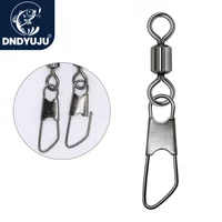 DNDYUJU 50pcs Size5#-14# Fishhook Lure Swivels Fishing Connector Pin Bearing Rolling Swivel Fishing Tackle Fishing Tackle Carp
