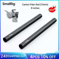 SmallRig 15mm Carbon Fiber Rod - 20cm 8inch (2pcs) 15mm Rod For DSLR Camera Video Shooting Accessory Kit -870
