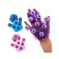 360° Rotating Silicone Body Massager With 9 Steel Balls - Full Body, Abdomen, Leg And Back Muscle Tool, Durable And Ergonomic