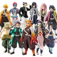 Hot Blooded Anime Ghost Slayer Character Zaomen Charcoal Jiro Zaomen You Bean Figurine PVC Model Desktop Decoration Ornament