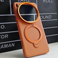 For VIVO X200 Ultra Case Luxury PU Leather With Ring Stand Magnetic Protective Back Cover Case For VIVO X200S X200Ultra Shell