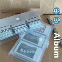 84/120/240 Slot Card Holder Photo Album Business Card Book Star Chasing Business Three Inch Transparent Card Bag