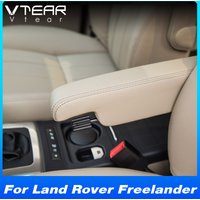 Vtear Car Seat Armrest Cover Centre Console Arm Rest Protector Interior Decoration Trim Parts For Land Rover Freelander 2 2007