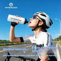 OFFBONDAGE 610ml Bicycle Water Bottle Ice Protection Sports Water Cup Large Capacity Thermal Bottle Outdoor Cycling Accessories