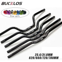 BUCKLOS 25.4mm 31.8mm kierownica rowerowa 620/660/720/780mm kierownica rowerowa jaskółka Ultralight typ M MTB BMX uchwyt