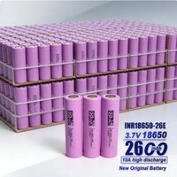 Original 18650 Battery 2600mAh INR18650 3.7V Lithium High Current 30A Power Batteries for Screwdriver Tool Flashlight