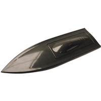 L650-W195-H100mm Carbon Fiber Mini O-Boat Hull - Vacuum Molded for Brushless RC Speedboats