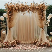 75x600cm Wedding Tulle Backdrop Curtains,Sheer Backdrop Curtains for Birthday Party Spring Party,Photography Backdrop Decor