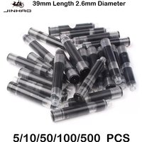 500/10 PCS JINHAO 2.6mm Fountain Pen Ink Sac Black 39mm Cartridges Refills Office School Supplies For Majohn Hongdian Stationery