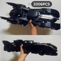 D3005 Building Blocks Super Car Model Rolling Batmobile 76139 Children's Toy Boy Birthday Christmas Gift
