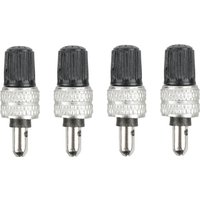 4 Pcs Bicycle Tube Valve Bike Replacement Dunlop Valve Germany Valve Bicycle Wheel Valve Cover Dustproof Car Accessories