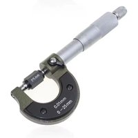 Precision outer diameter micrometer, 0-25mm, 0.01mm, metric caliper for outer diameter, mechanical micrometer tool