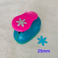25mm / 38mm / 50mm / 74mm Six Petal Flowers Craft Punch Set Scrapbooking School DIY Paper Cutter EVA Foam Mi Hole Punches