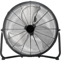 # l 20 Inch High Velocity Metal Floor Fan, 3-Speed Powerful Cooling for Industrial, Commercial, and Home Spaces