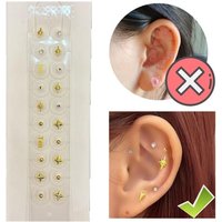 New 20 Patches Fashion Exquisite Star Shape Ear Point Stickers Ear Pressure Stick Acupuncture Auricular Ear Stickers Massage