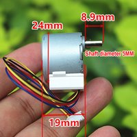 Mini 4-phase 5-wire Stepper Motor DC 5V 24BYJ Stepper Motor Small Deceleration Stepper Motor Gearbox with Wire
