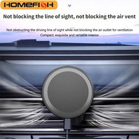 HOMEFISH Magnetic Car Wireless Charger Stand Mobile Phone Chargers Holder For Phone Pad Watch Earphones Fast Charging Station