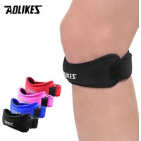AOLIKES 1PCS Sports Patella Brace Adjustable Strap Kneepads Knee Support Pad Protective Gear Basketball Volleyball Protector