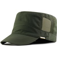 Cadet Flat Hat Baseball Cap Summer Mesh Cotton Basic Trucker Dad Hats for Men Big Head Plus Size Oversize