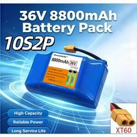 10S2P 36V 8800mAh Wiederaufladbarer Lithium-Ionen-Akku mit Stabiler Leistung als Ersatz-Stromquelle für Elektrofahrräder im Alltag
