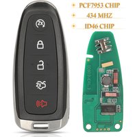 jingyuqin 5 Buttons Remote Key Fob 433MHz ID46 PCF7953 BT4T-15K601-CX For Ford Edge Escape Explorer Taurus Flex Focus