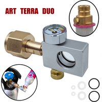 Pink Quick Connector CO2 Cylinder Adapter Soda Accessories Carbonator Refill Fill Station Terra DUO Art Soda Tank Replacement