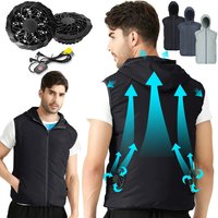 2026 Cool Vest Wearable Cooling Fan Vest Air-conditioned Clothes Cooling 13 Hours for High Temperature Work Fishing Vest Hiking