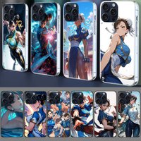 Game Anime Ch-Chun Li Clear Phone Case For Iphone 17 Air 16 Pro Max 15 Pro 14 Plus 17E 16E 11 13 12 Mini Cover Cases Fundas Cell