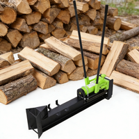 10 Ton Horizontal Log Splitter Wood Cutter Manual Hydraulic 2 Speed Wheel Hydraulic Wood Splitter Forestry Machinery