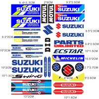AliExpress Suzuki Fashion SUZUKI Stickers Logo Motorcycle Tank Helmet Bike Waterproof Decal Kit
