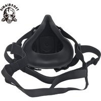 Tactical Half Face Mask with Replaceable Filter Anti Dust Gas Mask for Paintball Hunting Cycling SOTR Respirator Accessories