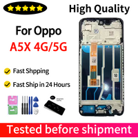 6.67“IPS LCD For OPPO A5x 4G CPH2725 LCD Display Touch Screen Digitizer Assembly For OPPO A5x 5G CPH2733 LCD With Frame