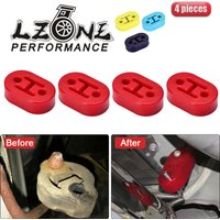 LZONE - 4pcs/Lot Universal Polyurethane Exhaust/Muffler Short Hangers Muffler Hangers Red or Blue JR8952