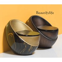 New wood grain toilet stone grain toilet ceramic creative personality color egg toilet water saving large diameter ceramic