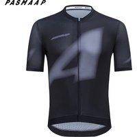 PASMAAP Langarm-Radtrikot für Herren, Mountainbike- und Rennradbekleidung, atmungsaktives Radtrikot