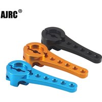 1pcs Aluminum Alloy 25t Steering Servo Arm Horn Length 46mm For 1/10 1/8 1/5 Rc Car Crawler Large Torque Servo Parts