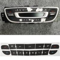 Car Air Conditioning Control Panel Button Repair Stickers Decal For Renault Megane/ Master/ Scenic Interior Accessories