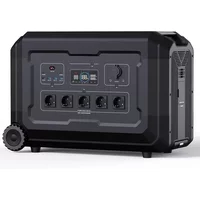 Large capacity 5040Wh LiFePO4 power station 4000 5000 watts Universal solar portable power station Solar generator 5000 watts