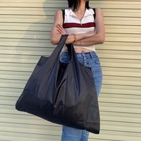 Portable Large Capacity Foldable Cartoon Shopping Bag Single Shoulder Eco-friendly Shopping Basket Vegetable Buying Cloth Bag