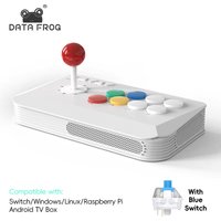 DATA FROG Y5A Arcade Console Joystick Suitable for Switch Android iOS Windows Arcade Fight Stick Support Wireless Bluetooth