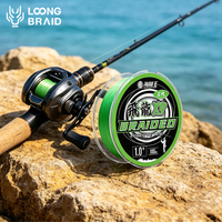 LOONG BRAID 9 Strands Braided Fishing Line 100M PE Multifilament Fishing Line Ultra Strong Pull Wear Resistant Line for Beginner