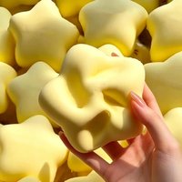 Lovely Star Squishy Squeeze Fidget Toy Slow Rebound Gentle Soft Suction Finger Pinch Anti-Stress Mood Relief Decompression Toy