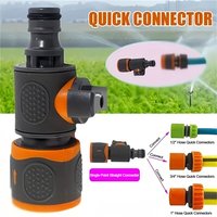 1/2PC Garden Hose Quick Connector Adapters with Ball Valve Fitting Watering Connector for Faucets Spray Guns Watering Systems