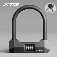 AliExpress XTG 17mm Heavy Duty U Lock Resettable Code Password Retrieval Alloy Steel Anti Theft for E Bikes Motorcycles Bicycles