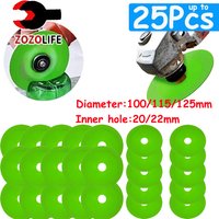 New!1-25pcs 100/115/125mm Glass Cutting Disc Ceramic Cutting Blade Diamond Wine Bottles Saw Blade Jade Crystal Grinding Chamfer