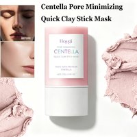 Centella Clay Stick Mask Facial Cleansing Pore Minimizing Deep Moisturizing Soothing Facial Brightening Face Mask Skin Care 27g