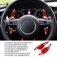 Car Steering Wheel DSG Shift Paddle Extension For Audi A5 Coupe S3 cabriolet S5 SQ5 RS3 RS6 Avant RS7 Sportback Quattro Sline