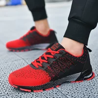 2025 Thick Soled Sports Shoes Youth Mesh Breathable Running Shoes Trend Spring Summer Korean Large Black and White Shoes walk