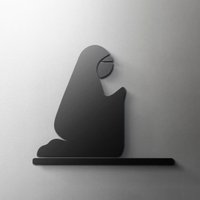 Modern Acrylic Islamic Prayer Room Sign 3D Self Adhesive Mosque Door Icon